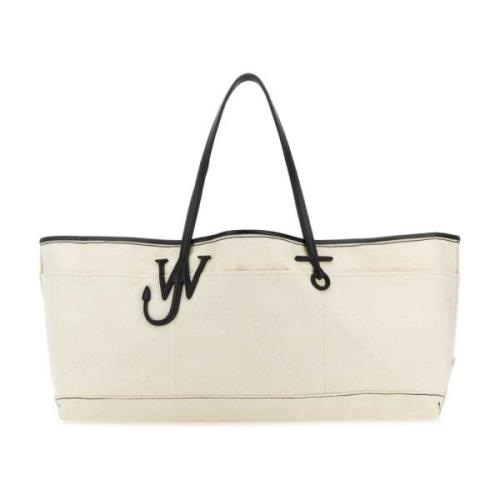 Canvas Anchor Winkel Tas JW Anderson , White , Dames