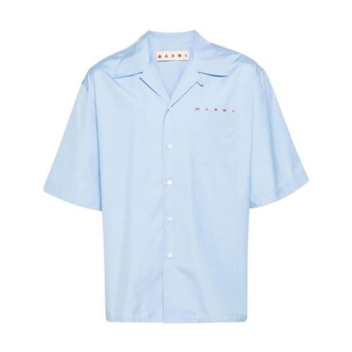 Short Sleeve Shirts Marni , Blue , Heren