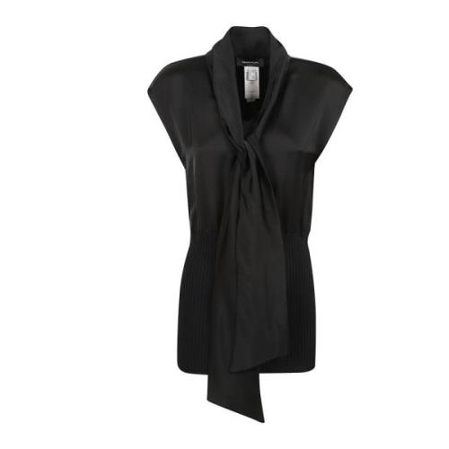 Sleeveless Tops Fabiana Filippi , Black , Dames