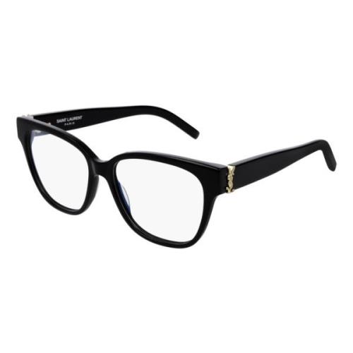 Zwart Goud Brillen Monturen SL M33 Saint Laurent , Black , Dames