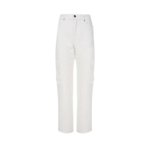 Straight Jeans Pinko , White , Dames