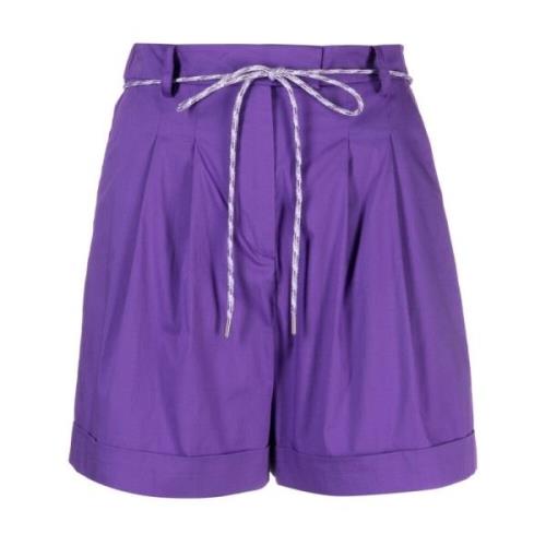 Violet Korte Shorts voor Vrouwen Patrizia Pepe , Purple , Dames