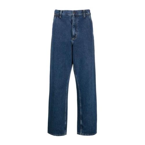 Straight Jeans Carhartt Wip , Blue , Heren