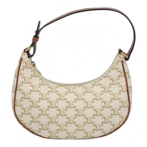 Pre-owned Canvas celine-bags Celine Vintage , Beige , Dames