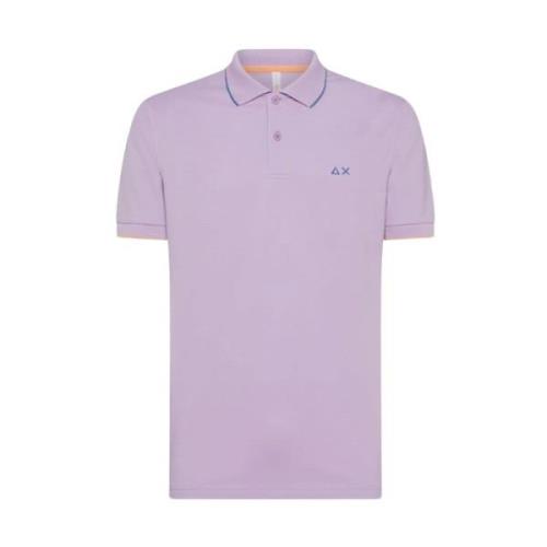 Polo Shirts Sun68 , Purple , Heren