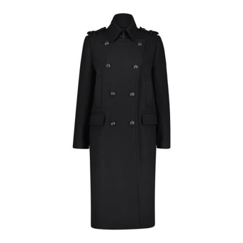 Double-Breasted Coats Drykorn , Black , Dames