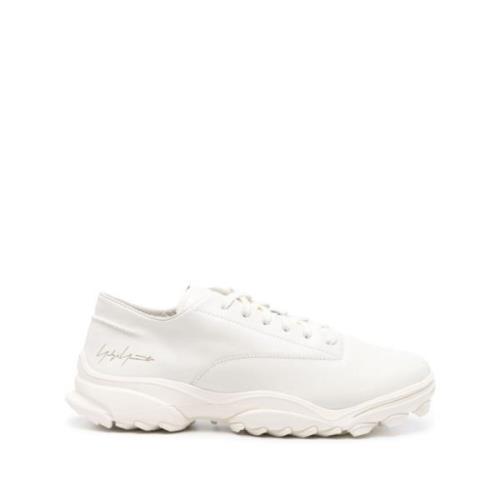 Luxe Leren Sneakers Gsg9 Low Y-3 , White , Heren