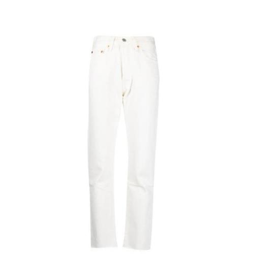 Straight Jeans Levi's , White , Dames