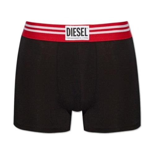 Umbx-Damien boxershorts met logo Diesel , Black , Heren