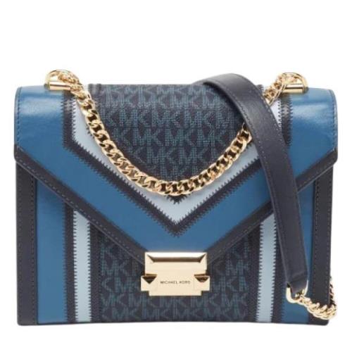 Pre-owned Leather shoulder-bags Michael Kors Pre-owned , Blue , Dames