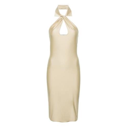 Midi Dresses Coperni , Beige , Dames