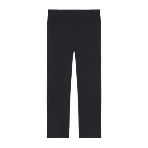 Jersey Elastische Taille Broek Elena Mirò , Black , Dames