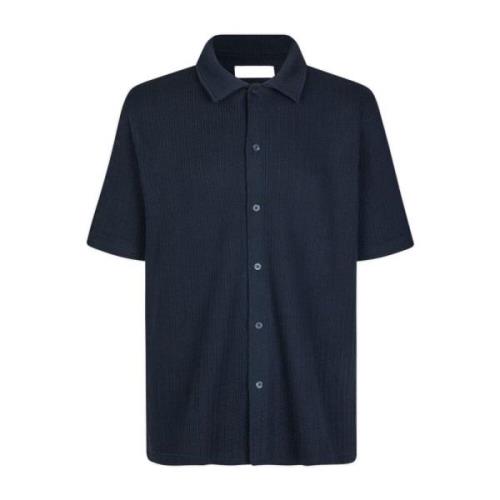 Short Sleeve Shirts Samsøe Samsøe , Blue , Heren