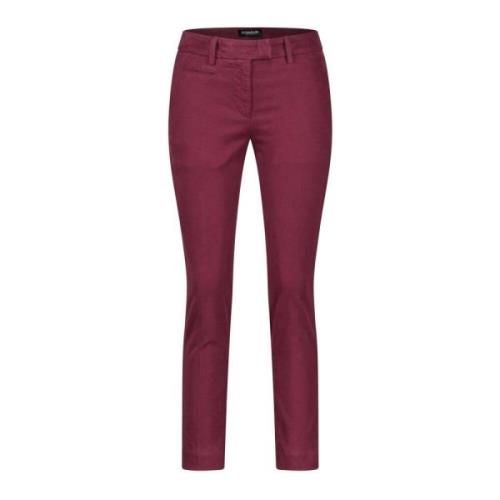 Slim-fit Trousers Dondup , Red , Dames