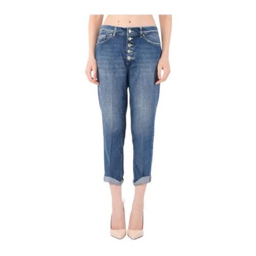 Cropped Jeans Dondup , Blue , Dames