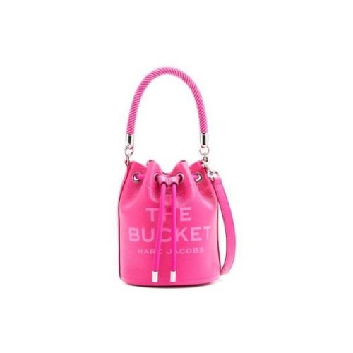 Leren Bucket Tas Roze Lippenstift Marc Jacobs , Pink , Dames