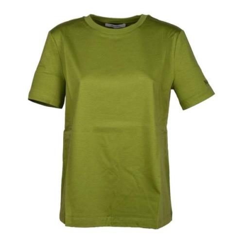 Groene Cosmo Katoen Modal T-shirt Max Mara , Green , Dames