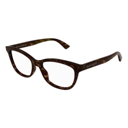 Modebril Am0461O Zwart Alexander McQueen , Brown , Dames