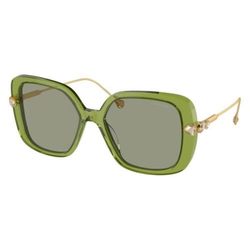Sunglasses Sk6011 3002/4 Swarovski , Green , Dames