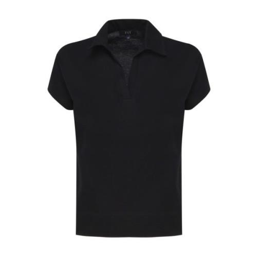 Polo Shirts Fay , Black , Dames