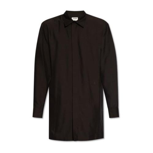 Relaxte shirt voor dinsdagavond Jil Sander , Black , Heren