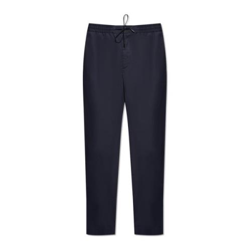 Katoenen broek Moncler , Blue , Heren