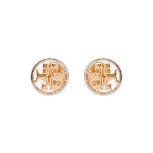 Grijze Miller Stud Oorbel Sieraden Tory Burch , Gray , Dames