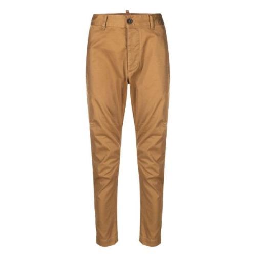 Kameelbroek Dsquared2 , Brown , Heren