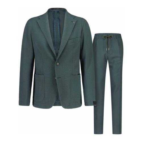 Single Breasted Suits Tagliatore , Green , Heren