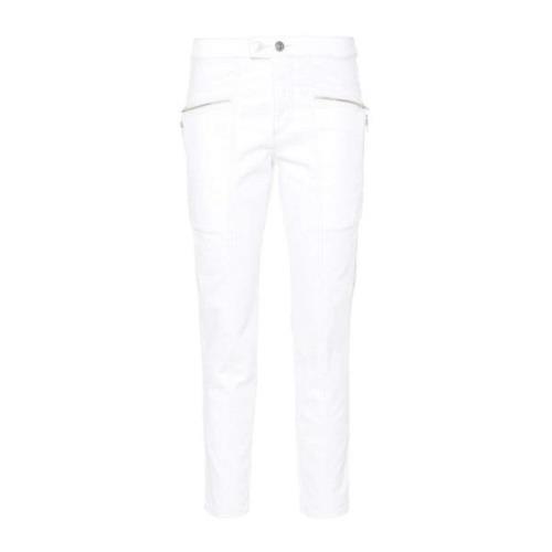 Slim-fit Trousers Isabel Marant , White , Dames