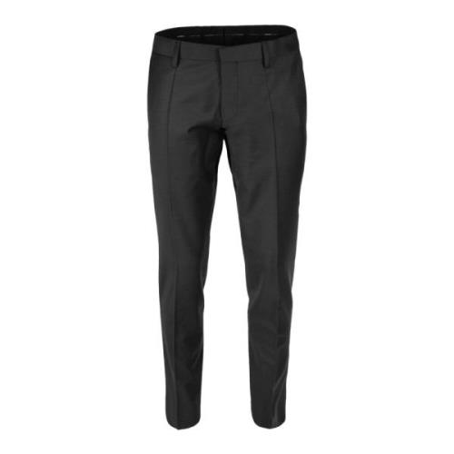 Zwarte Wollen Broek ROY Robson , Black , Heren