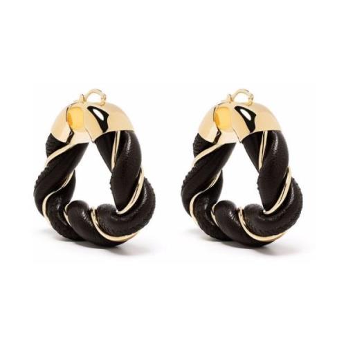 Earrings Bottega Veneta , Black , Dames