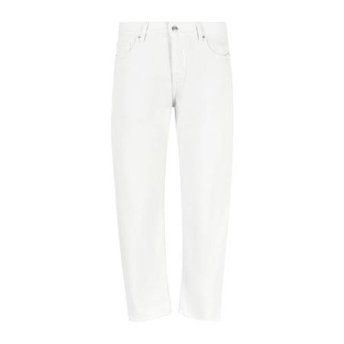 Off White Straight Leg Jeans Armani Exchange , Beige , Heren