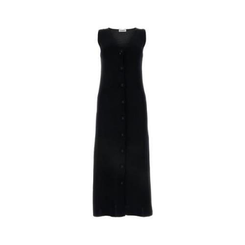 Stijlvol Abito Jurk Jil Sander , Black , Dames