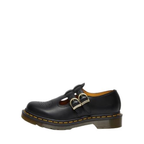 Stijlvolle platte schoenen met versierde neus Dr. Martens , Black , Da...