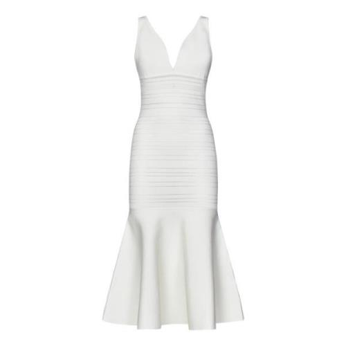 Midi Dresses Victoria Beckham , White , Dames