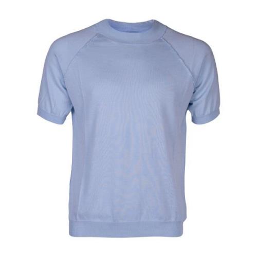Heren katoenen T-shirt van Grifoni Mauro Grifoni , Blue , Heren