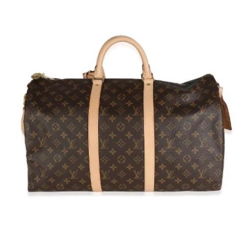 Pre-owned Canvas louis-vuitton-bags Louis Vuitton Vintage , Brown , Da...