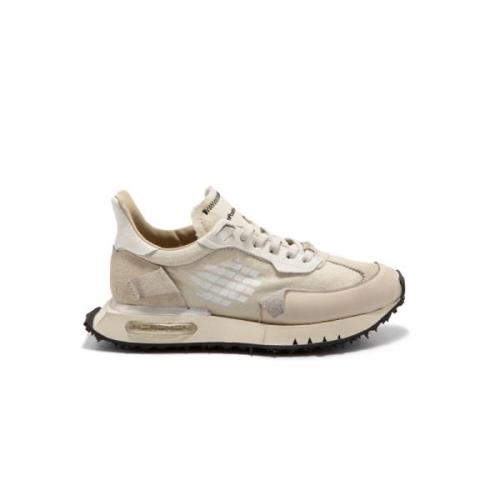 Beige Wing Sneakers Space Race Be Positive , Beige , Dames