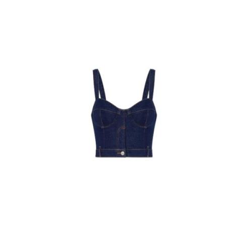 Tops Moschino , Blue , Dames