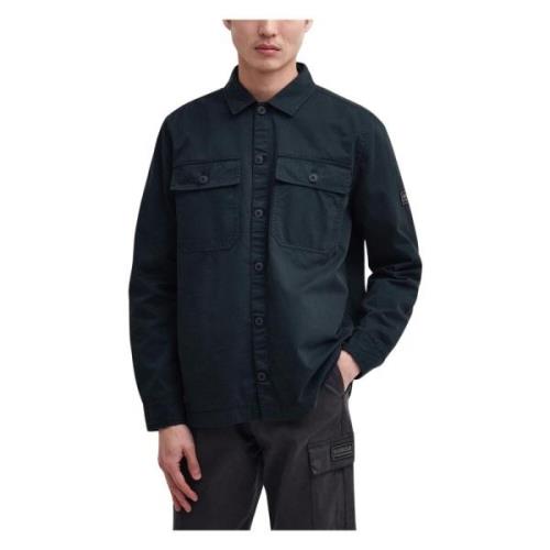 Militair-geïnspireerde Overshirt Barbour , Green , Heren