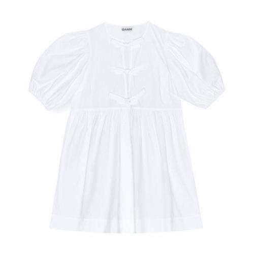Short Dresses Ganni , White , Dames