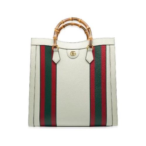 Pre-owned Leather gucci-bags Gucci Vintage , White , Dames