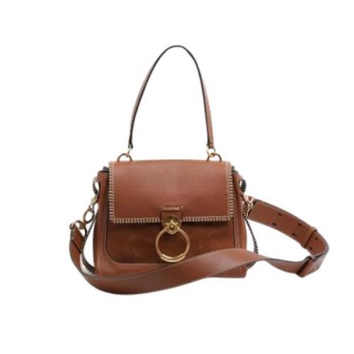 Pre-owned Leather handbags Chloé Pre-owned , Brown , Dames