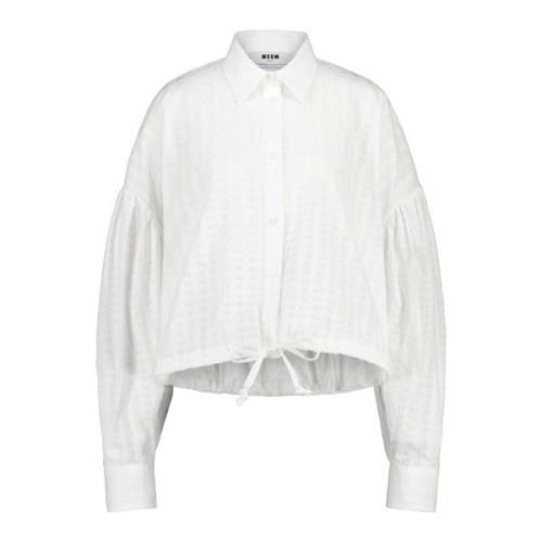 Shirts Msgm , White , Dames