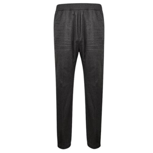 Grijze Elastische Taille Wollen Broek Dsquared2 , Gray , Dames