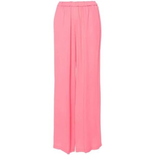 Wide Trousers Forte Forte , Pink , Dames
