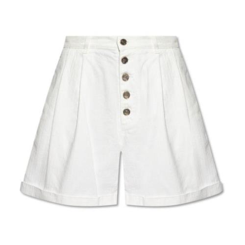 Shorts met hoge taille Etro , White , Dames