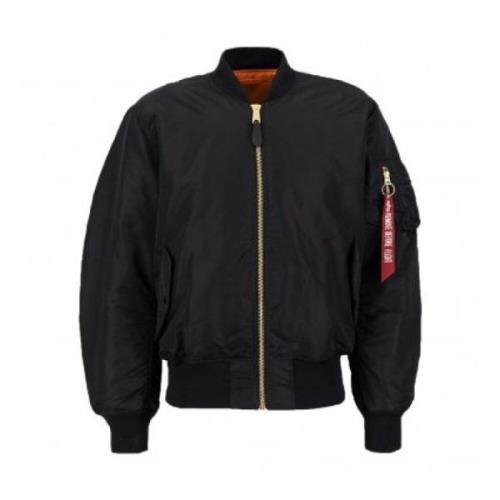 Klassieke Ma-1 Flight Jacket Alpha Industries , Black , Heren