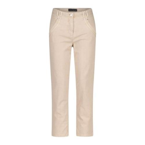 Cropped Trousers Luisa Cerano , Beige , Dames
